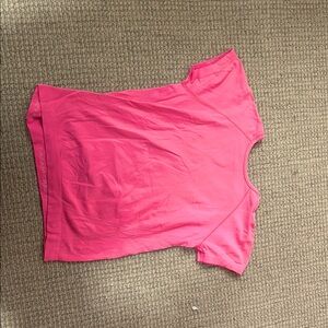 Bright Pink girls Athleta Girl top